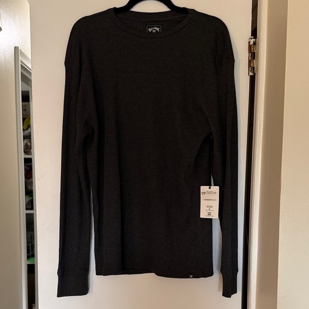 Men's Black Long Sleeve Shirt